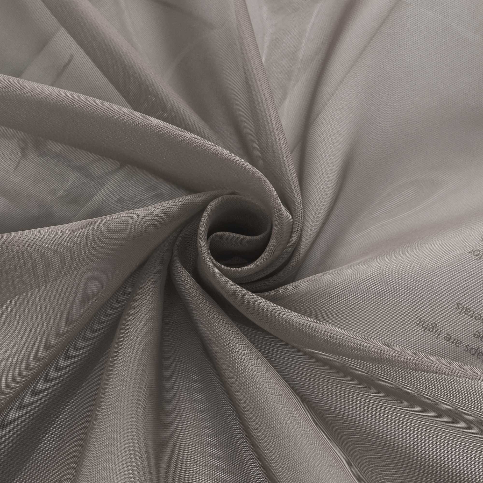 Rollos Schlaufengardine Unifarbe transparent Voile mit Dekofalten 1 Stück - Joyswahl