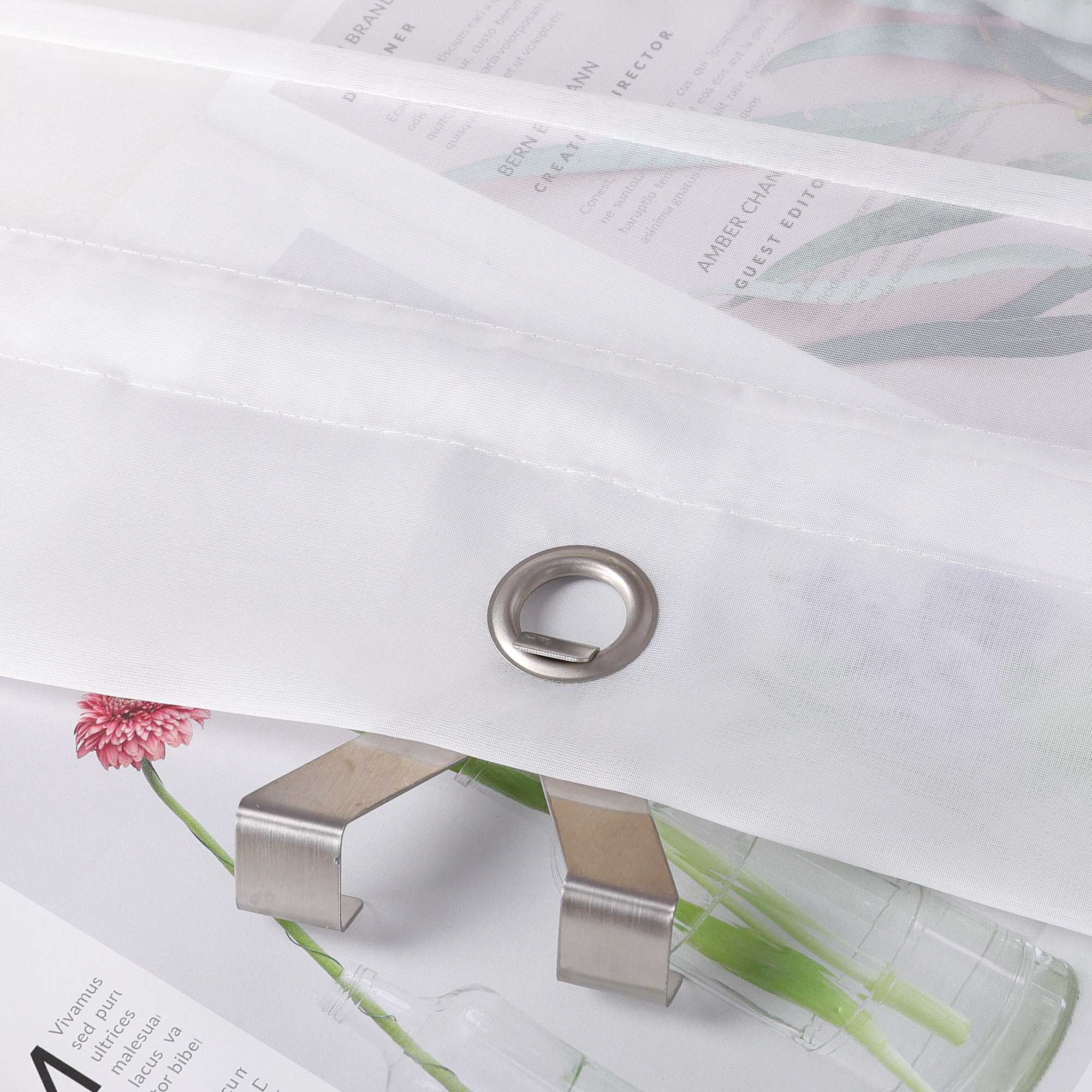 Rollos mit V-Haken halbtransparent lichtdurchlässig Unifarbe hochziehbar 1 Stück - Joyswahl