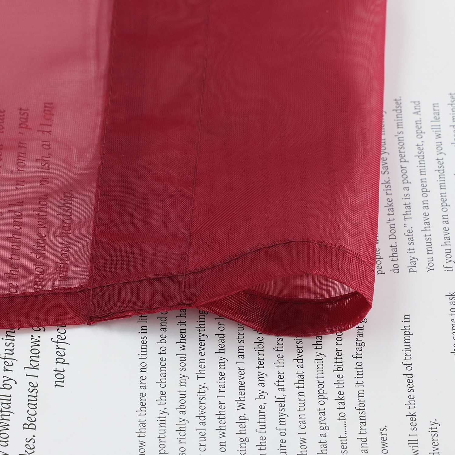 Raffrollo Voile Raffgardinen durch Tunnelzug Bändchenrollo Küche Gardinen Transparent Uni 1 Stück - Joyswahl