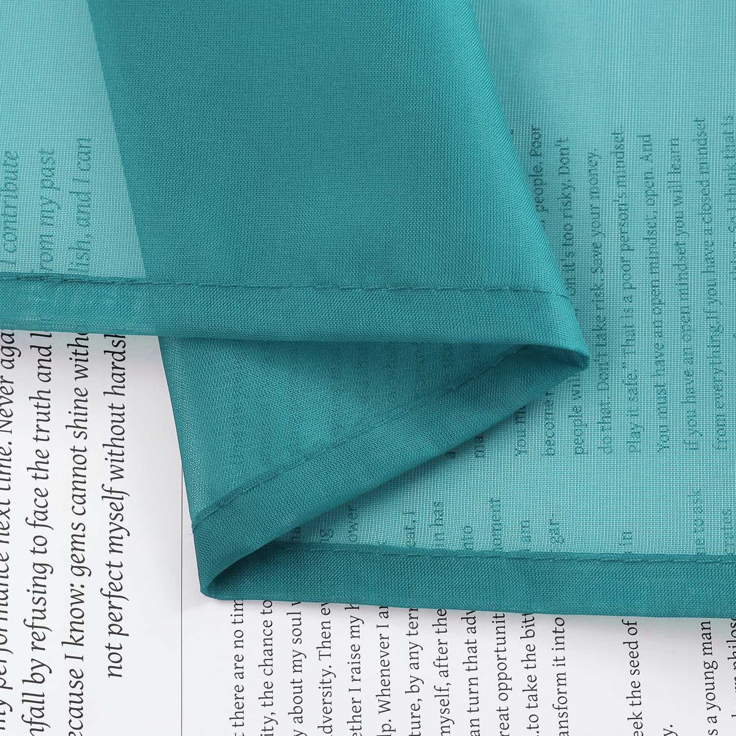 Raffrollo Voile Raffgardinen durch Tunnelzug Bändchenrollo Küche Gardinen Transparent Uni 1 Stück - Joyswahl