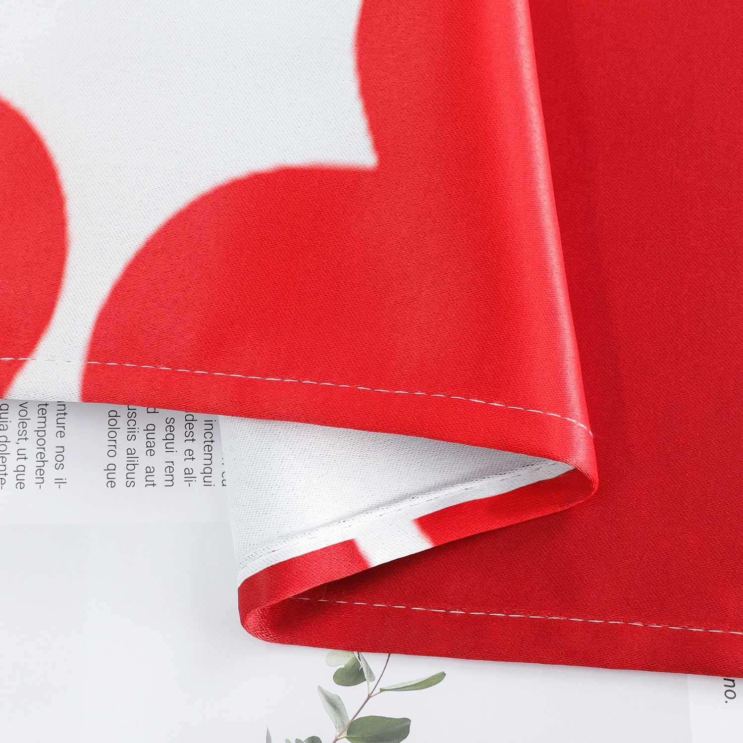 Verdunkelungsvorhang zum Valentinstag Mit Herzdesign - Joyswahl