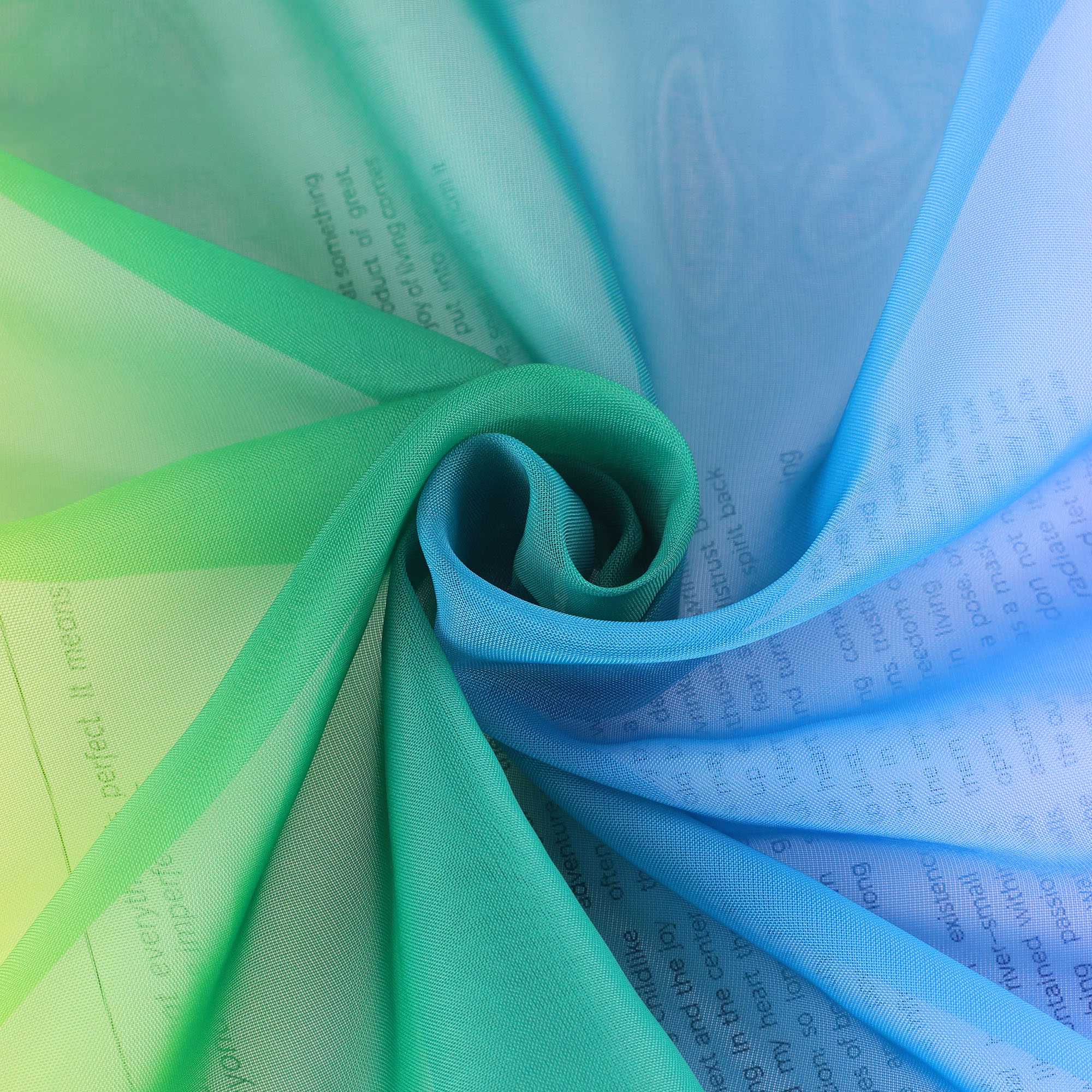 Joyswahl Voilevorhang in Regenbogenfarben - Joyswahl