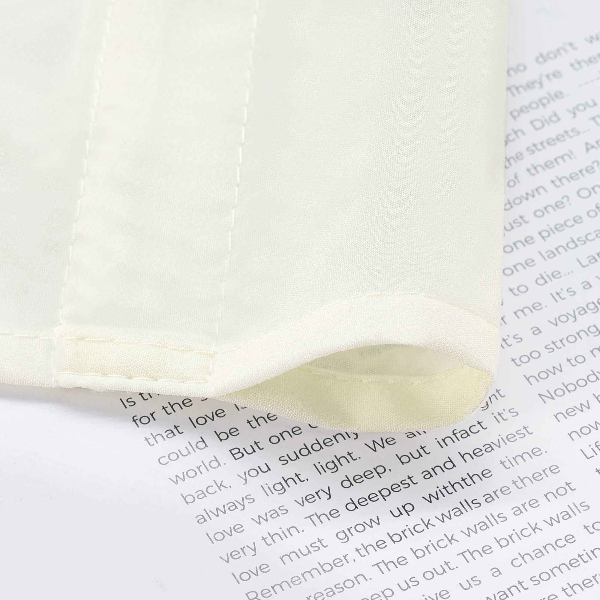 Halbtransparenter Rollo in Uni-Farbe mit Stangendurchzug - Joyswahl