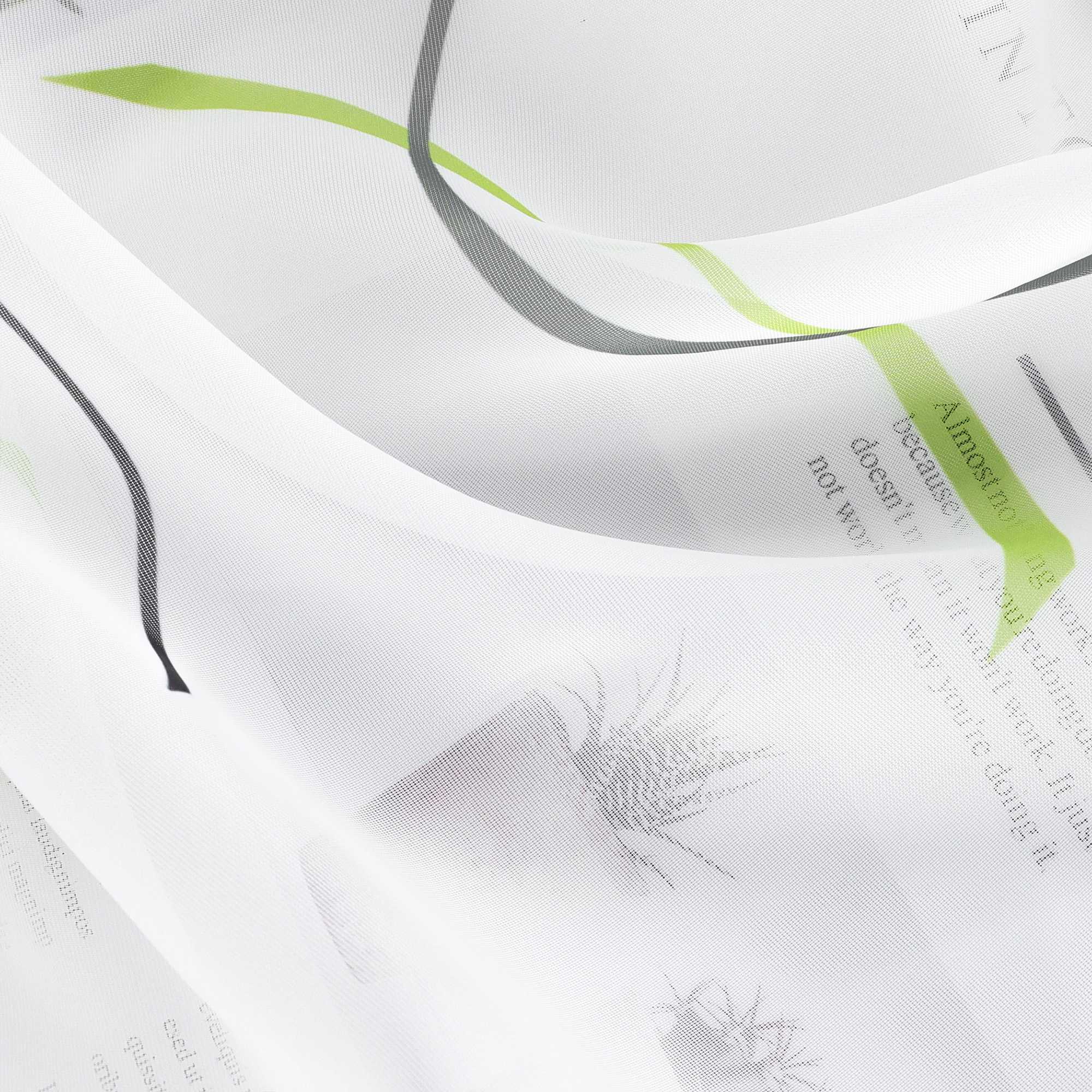 Romischer Roman Vorhang halbtransparent mit bedrucktem Klammer-Design - Joyswahl