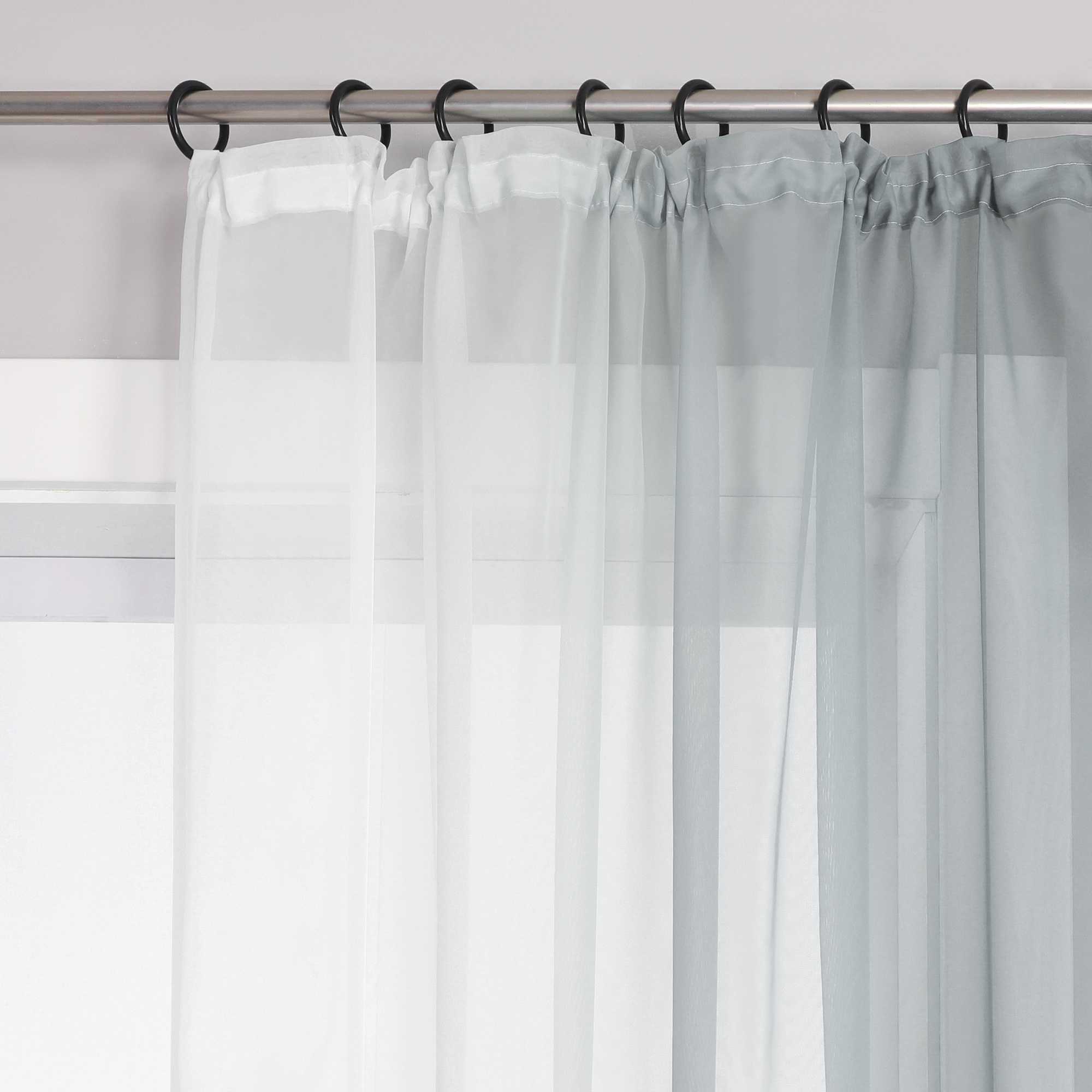 Transparente Vorhänge mit Farbverlauf 2er Set - Joyswahl
