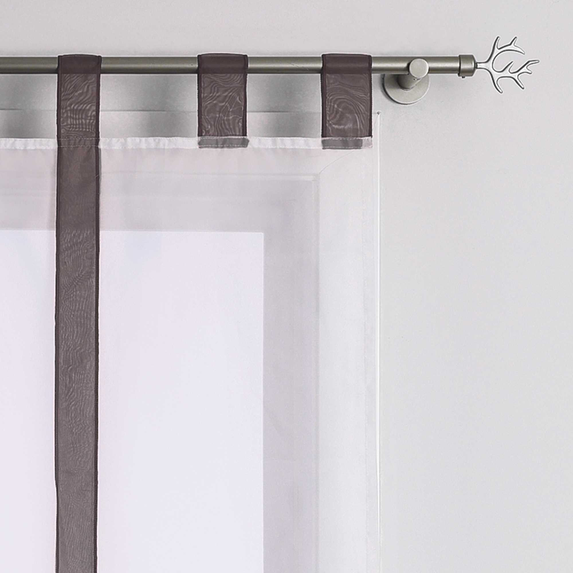 Rollos Schlaufengardine mit Schleifendesign transparent hochziehbar Fensterdeko 1 Stück - Joyswahl