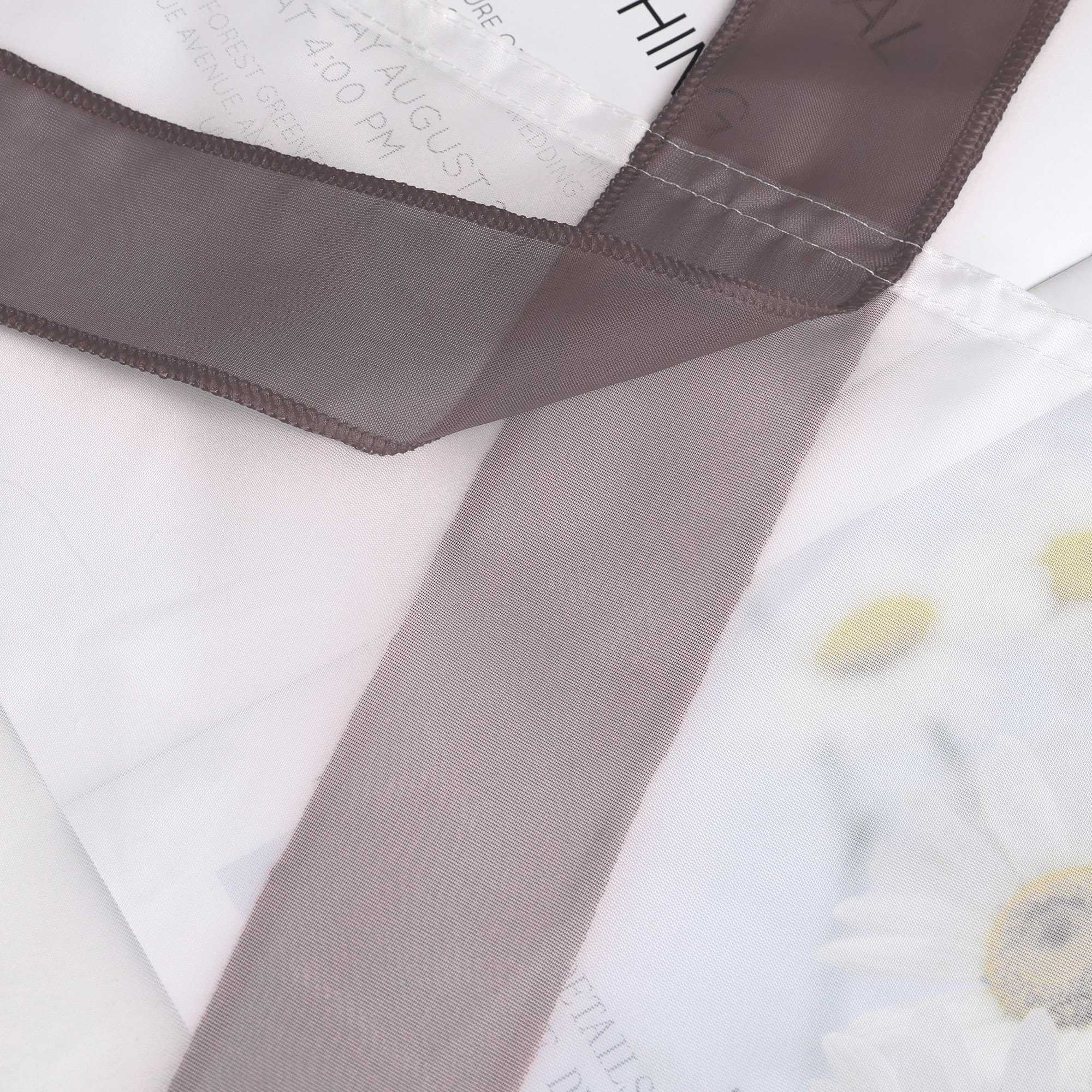 Rollos Schlaufengardine mit Schleifendesign transparent hochziehbar Fensterdeko 1 Stück - Joyswahl