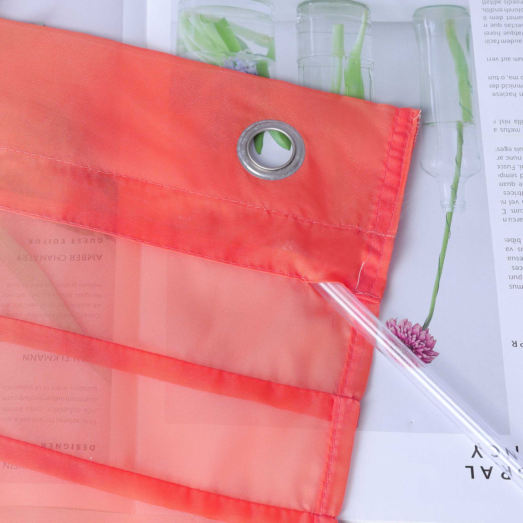 Rollos mit V-Haken halbtransparent lichtdurchlässig Unifarbe hochziehbar 1 Stück - Joyswahl