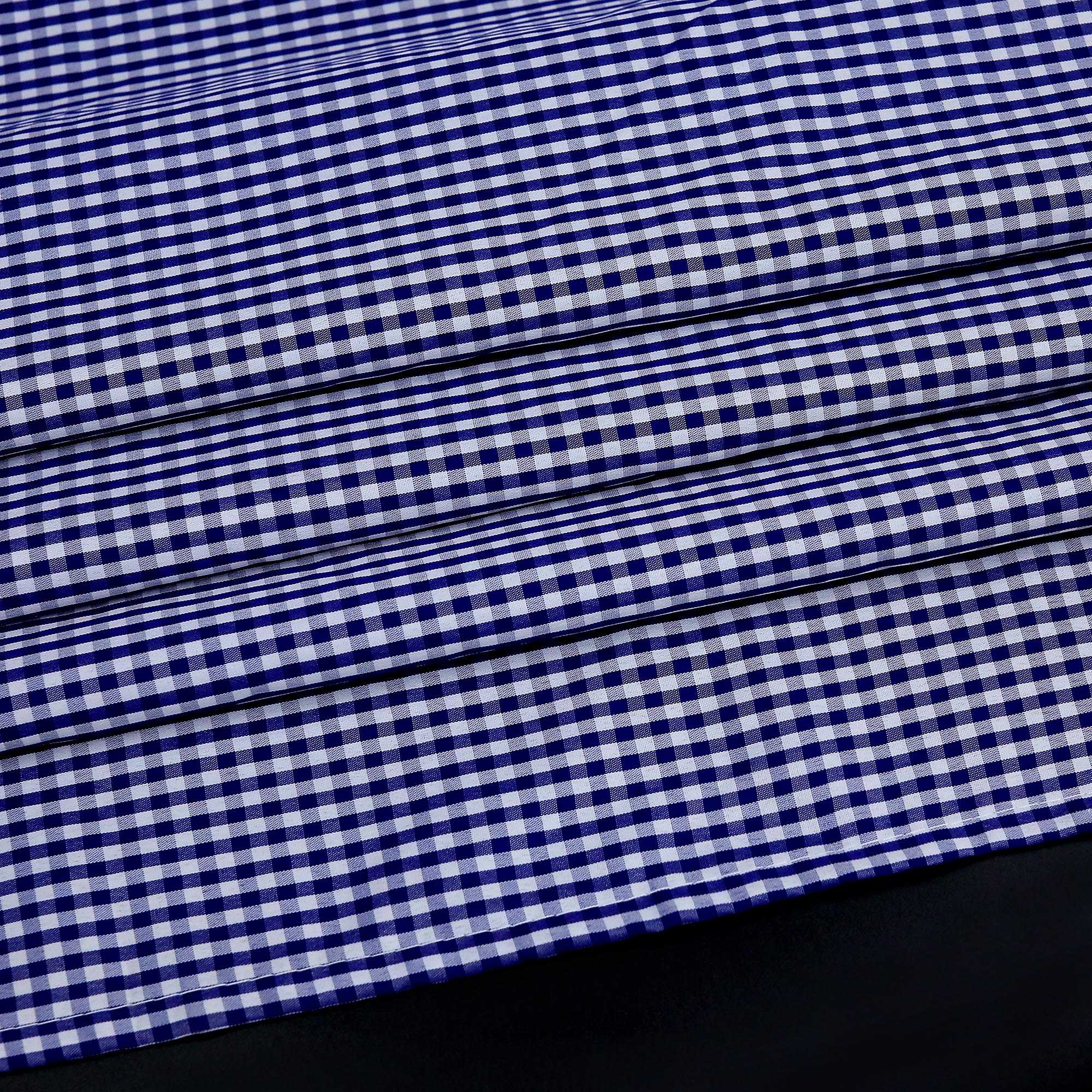 Modern Scheibengardinen im Landhausstil & Vintage mit karomuster 2er Set - Joyswahl