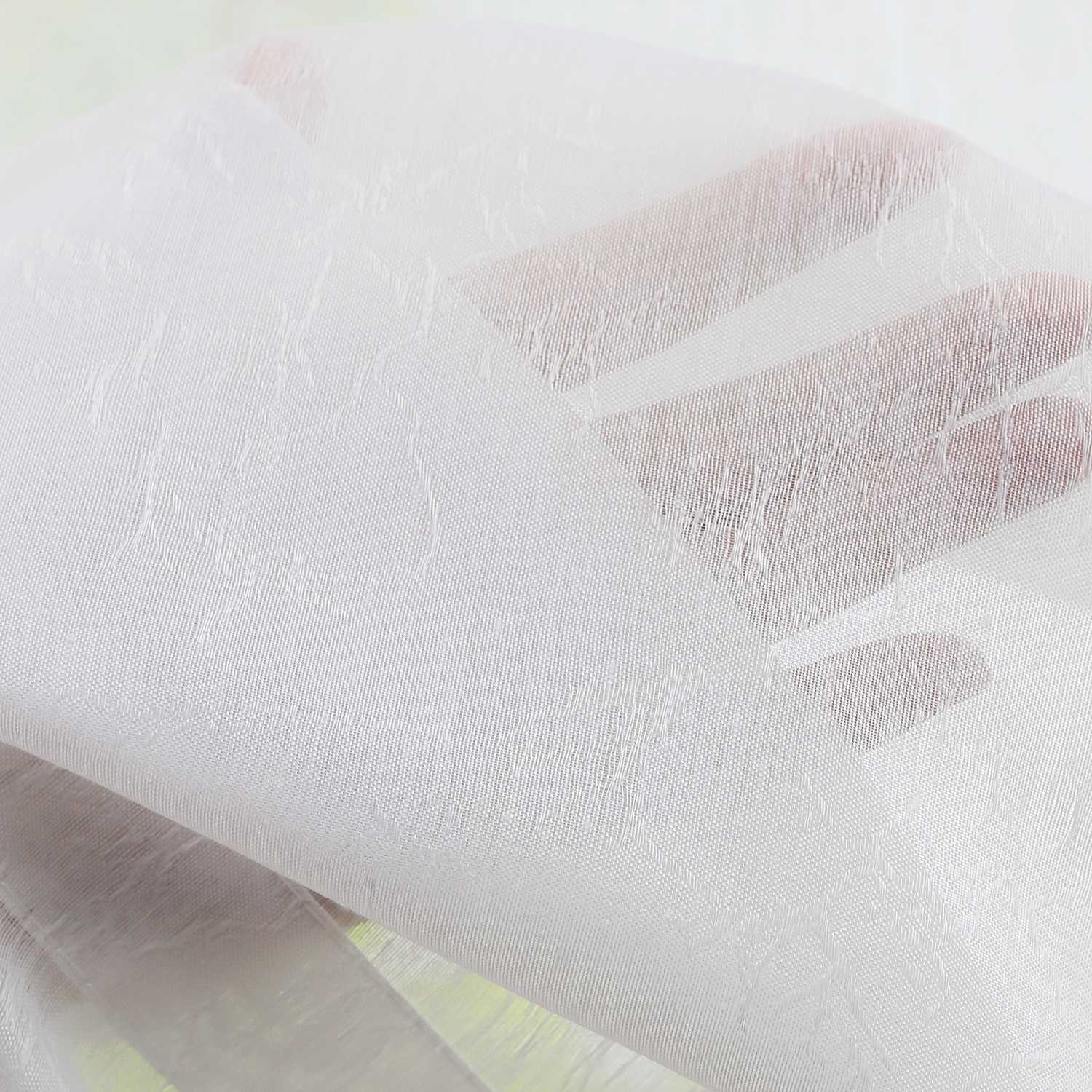 Rollo Schlaufengardine mit V-Schlaufen transparent unifarben Dekofalten hochziehbar 1 Stück - Joyswahl