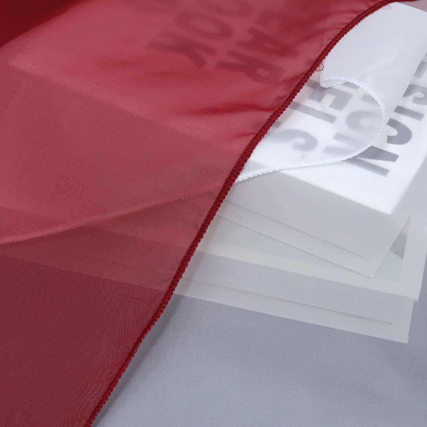 Scheibengardine durch Tunnelzug Voile Bistrogardinen mit Quaste Kurzstore Doppelte Vorhänge Halbtransparent 1 Stück - Joyswahl