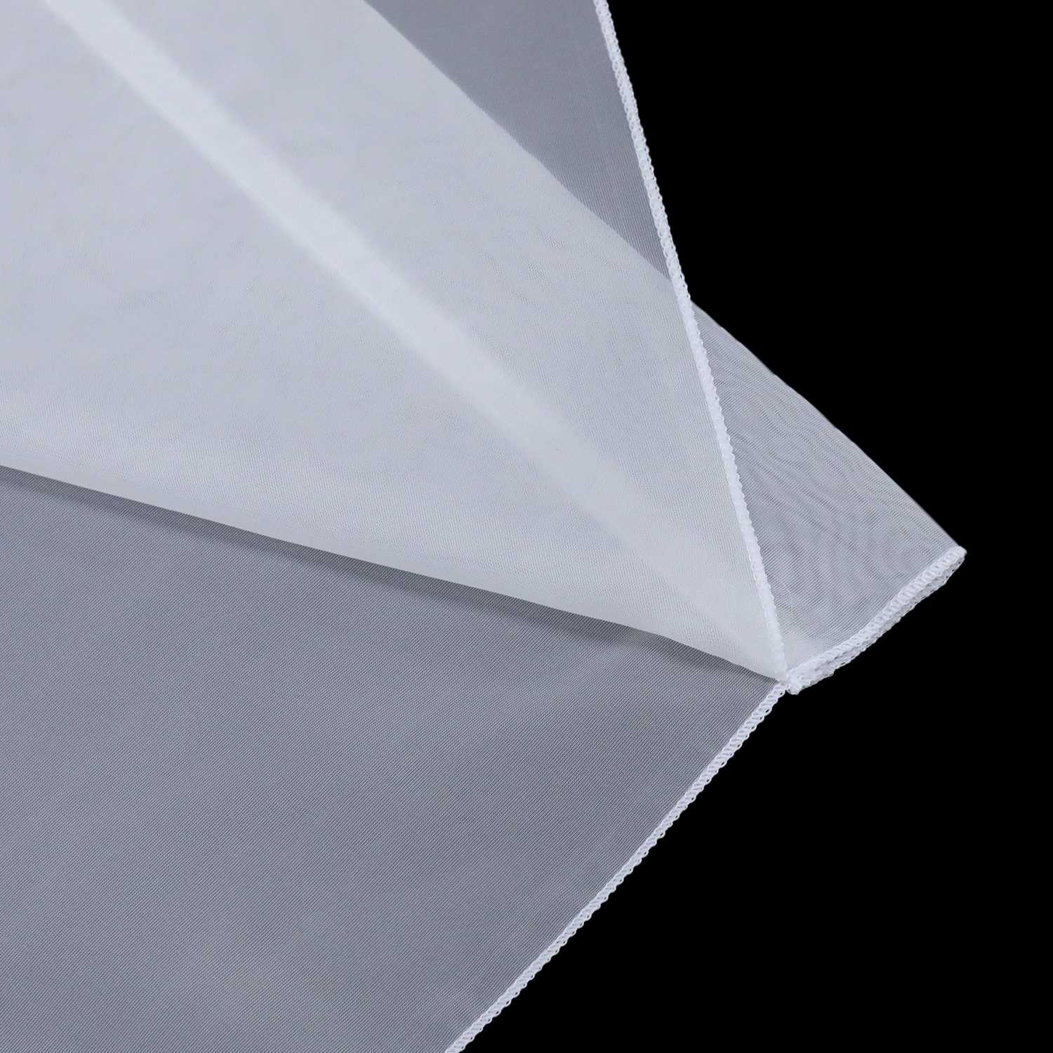 Scheibengardine durch Tunnelzug Voile Bistrogardinen mit Quaste Kurzstore Doppelte Vorhänge Halbtransparent 1 Stück - Joyswahl