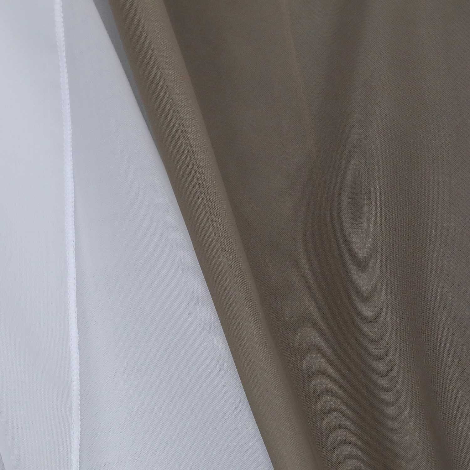 Scheibengardine durch Tunnelzug Voile Bistrogardinen mit Quaste Kurzstore Doppelte Vorhänge Halbtransparent 1 Stück - Joyswahl