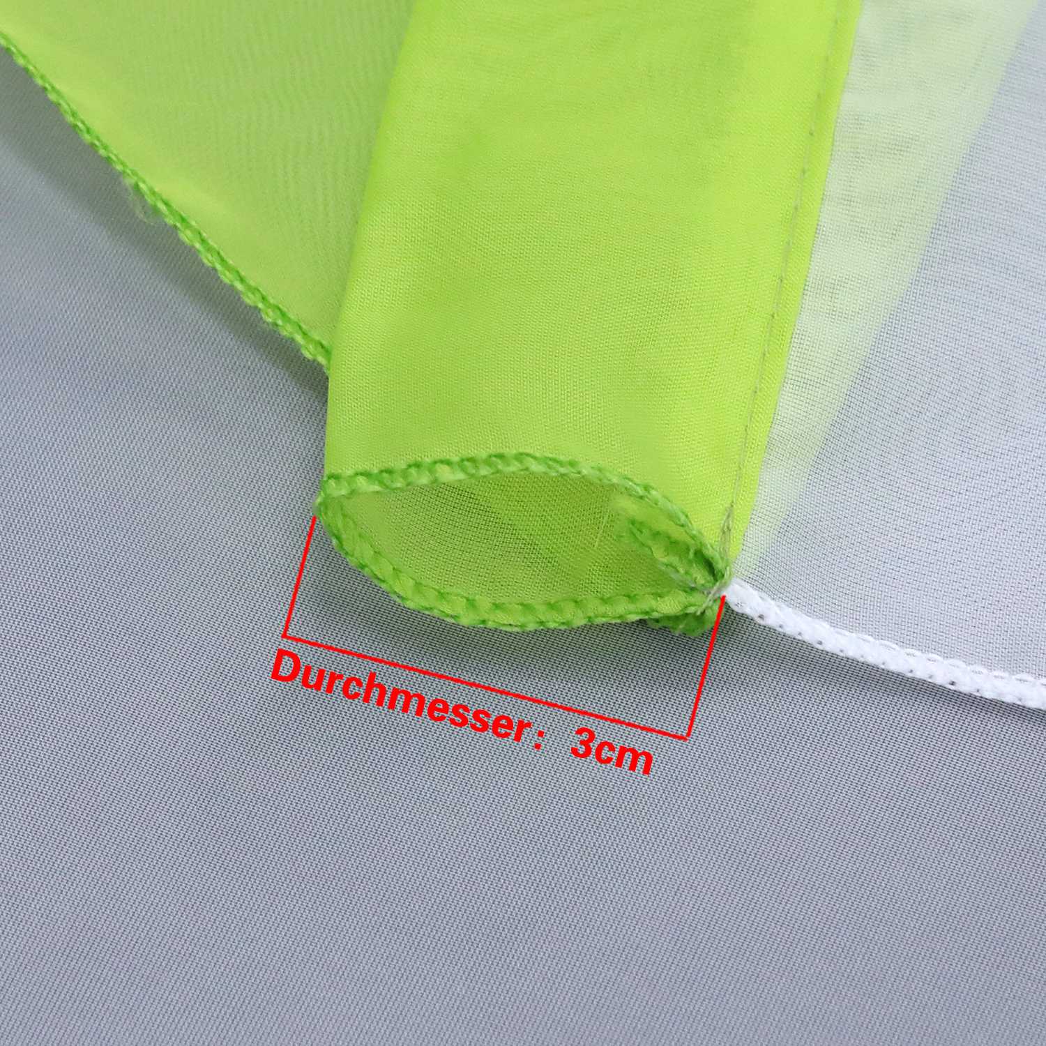 Scheibengardine durch Tunnelzug Voile Bistrogardinen mit Quaste Kurzstore Doppelte Vorhänge Halbtransparent 1 Stück - Joyswahl