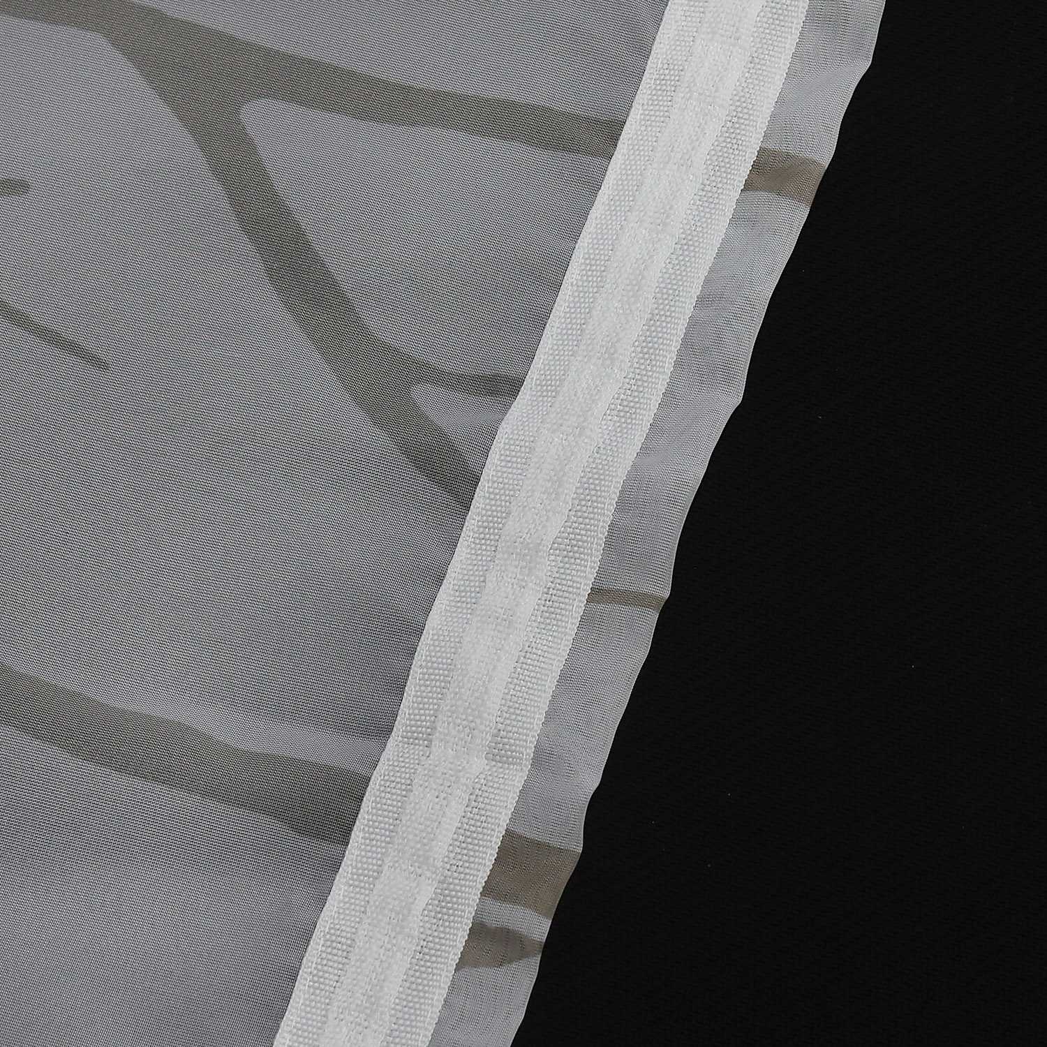 Halbtransparente Vorhang Schlaufenschal mit dichtem Zweigmuster Lichtdurchlässig 1 Stück - Joyswahl