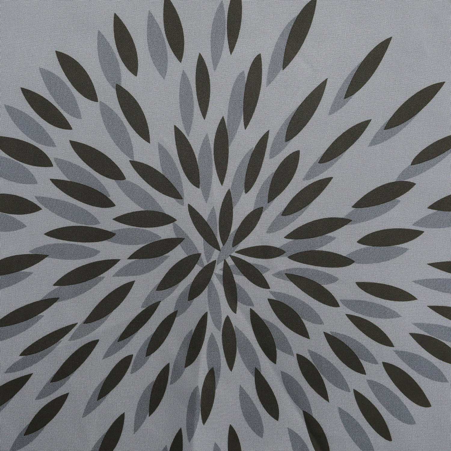 Das braune Feuerwerksmuster auf der Scheibengardine ist klar und präzise bedruckt und wird in voller Detailtreue gezeigt. Die klaren Linien und feinen Details der drucke verleihen der Gardine eine festliche und zugleich elegante Ausstrahlung, die das Raumambiente perfekt ergänzt.